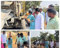 రామ రాజ్య నిర్మాణంలో భాగంగా సి.సి రోడ్డు నిర్మాణానికి భూమి పూజ చేసిన బిజెపి రాష్ట్ర కార్యవర్గ సభ్యురాలు డా భోగ శ్రావణి